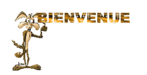 Gif animé bienvenue coyote